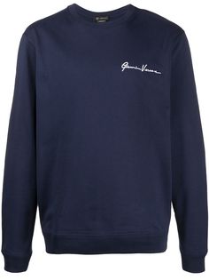 Versace толстовка с логотипом GV
