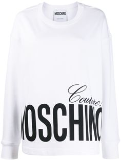 Moschino толстовка Couture с логотипом и круглым вырезом