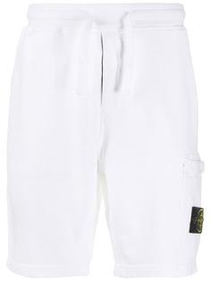 Stone Island шорты из джерси с логотипом