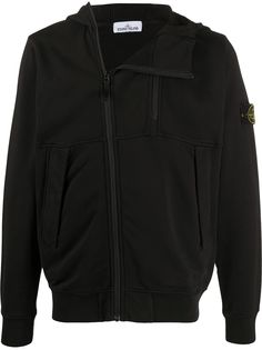 Stone Island куртка на молнии с логотипом