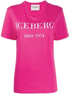 Iceberg футболка с логотипом