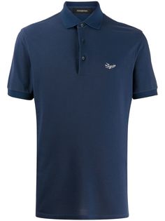 Ermenegildo Zegna рубашка-поло с вышитым логотипом