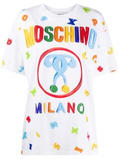 Moschino топ с принтом