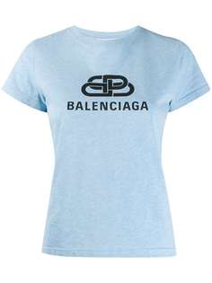 Balenciaga футболка с логотипом BB