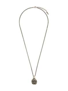 Saint Laurent turquoise ring pendant necklace