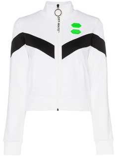 Off-White спортивная куртка с высокой горловиной