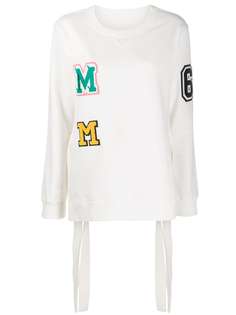 Mm6 Maison Margiela logo patch sweatshirt