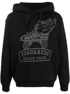 Dsquared2 logo print hoodie