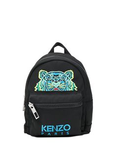 Kenzo мини-рюкзак с вышивкой Tiger