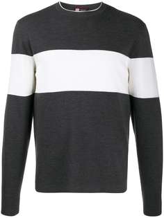 Z Zegna two-tone crewneck jumper