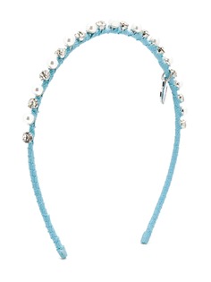 Monnalisa faux pearl embellished hairband