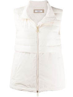 Peserico padded high-neck gilet