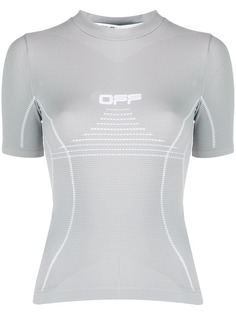 Off-White logo stretch T-shirt