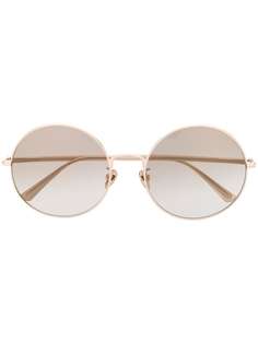 Nina Ricci градиентные солнцезащитные очки в круглой оправе