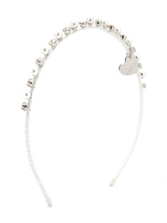Monnalisa faux pearl embellished hairband