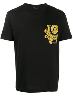 Versace Medusa embroidered T-shirt