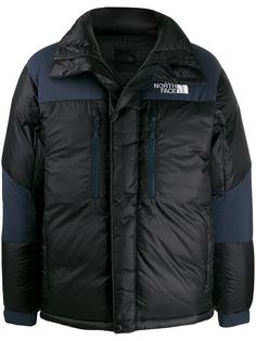 The North Face пуховик с контрастным логотипом