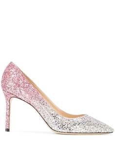 Jimmy Choo туфли-лодочки с блестками Romy 85