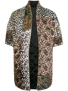 Pierre-Louis Mascia animal print padded coat