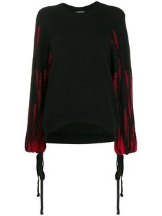 Ann Demeulemeester джемпер с контрастными рукавами