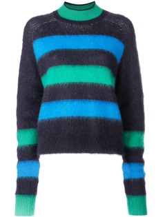 Proenza Schouler укороченный свитер в полоску