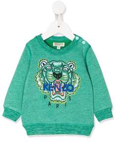Kenzo Kids embroidered tiger logo sweatshirt