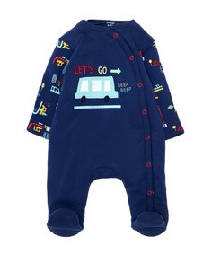 Комбинезон с рисунком "Транспорт", синий Mothercare
