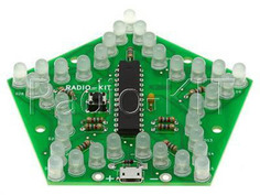 Конструктор Радио КИТ Световой эффект Мерцающая звезда RL268