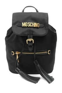 Черный рюкзак из текстиля Moschino
