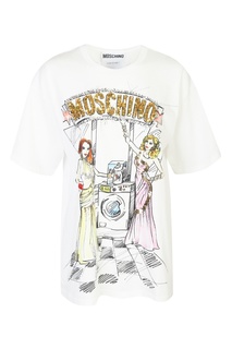Футболка из джерси Game Show Moschino