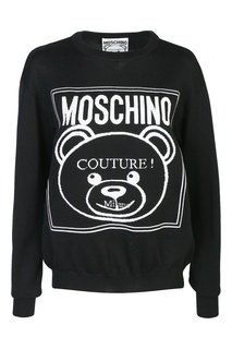 Джемпер из шерсти с логотипом Moschino