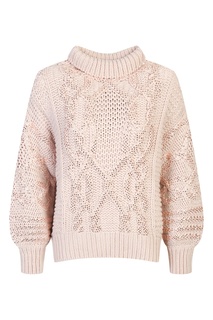 Персиковый свитер с кристаллами Ermanno Scervino