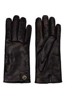 Черные перчатки с заклепками Fendi