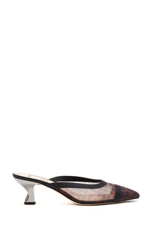 Коричневые мюли Colibrì Fendi