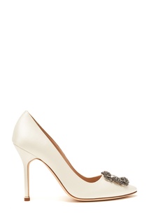 Белые туфли Hangisi Manolo Blahnik
