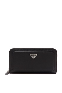 Большой кошелек из сафьяновой кожи Prada