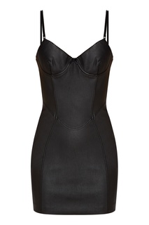 Платье-комбинация из кожи Alexander Wang