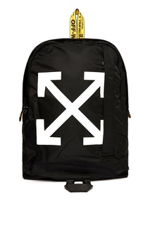 Черный рюкзак с логотипом Off White