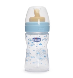 Бутылочка Chicco Well-Being Boy полипропилен с рождения, 150 мл