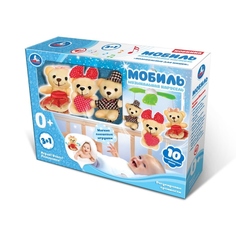 Музыкальная карусель на кроватку Умка с мягкими игрушками, 23 х 64 х 44 см