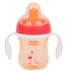 Чашка-поильник Chicco Training cup полужесткий носик, с 6 месяцев