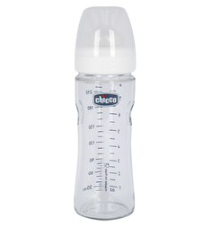 Бутылочка Chicco Well-Being Glass стекло 0-6 мес, 240 мл
