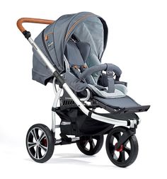 Прогулочная коляска Gesslein F3 Air+ (серебристая рама)