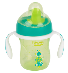 Чашка-поильник Chicco Training cup с полужестким носиком, с 6 месяцев