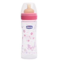 Бутылочка Chicco Well-Being Girl полипропилен с 2 мес, 250 мл