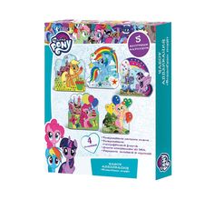 Набор аппликаций My Little Pony Мой маленький пони Волшебные пони 5 картинок