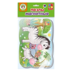 Пазлы на магните Vladi Toys Зебра