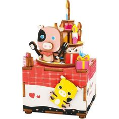 3D конструктор Robotime Музыкальная шкатулка Sweet heart