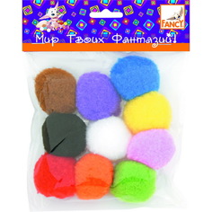 Помпоны Fancy Creative d=4 см