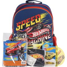Набор школьника Hot Wheels рюкзак+мешок для обуви+пенал